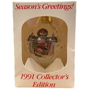 1991 Vintage Christmas ornament Campbell's Kids Collection Original Box